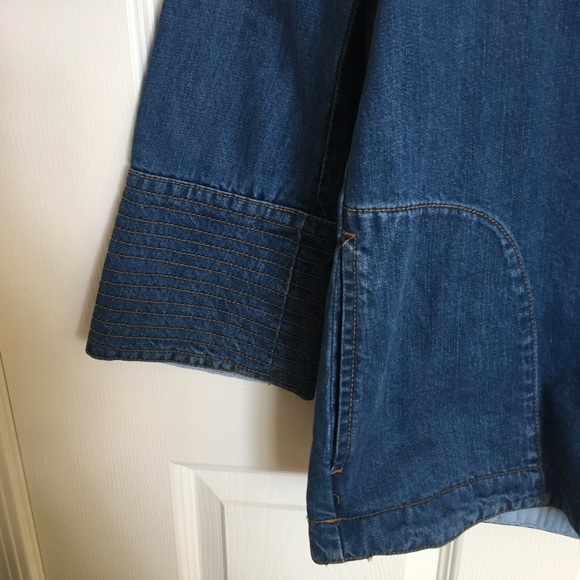 Free People Dreaming of Denim Tunic top size Small - Picture 8 of 8
